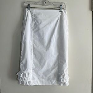 Bebe skirt with ruffles.